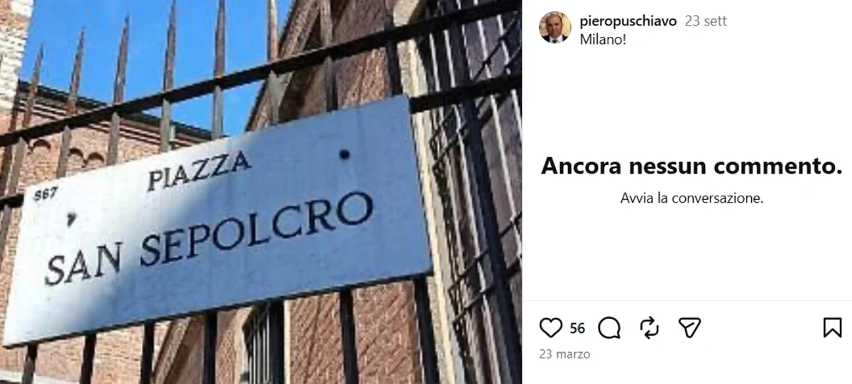Puschiavo in piazza san sepolcro