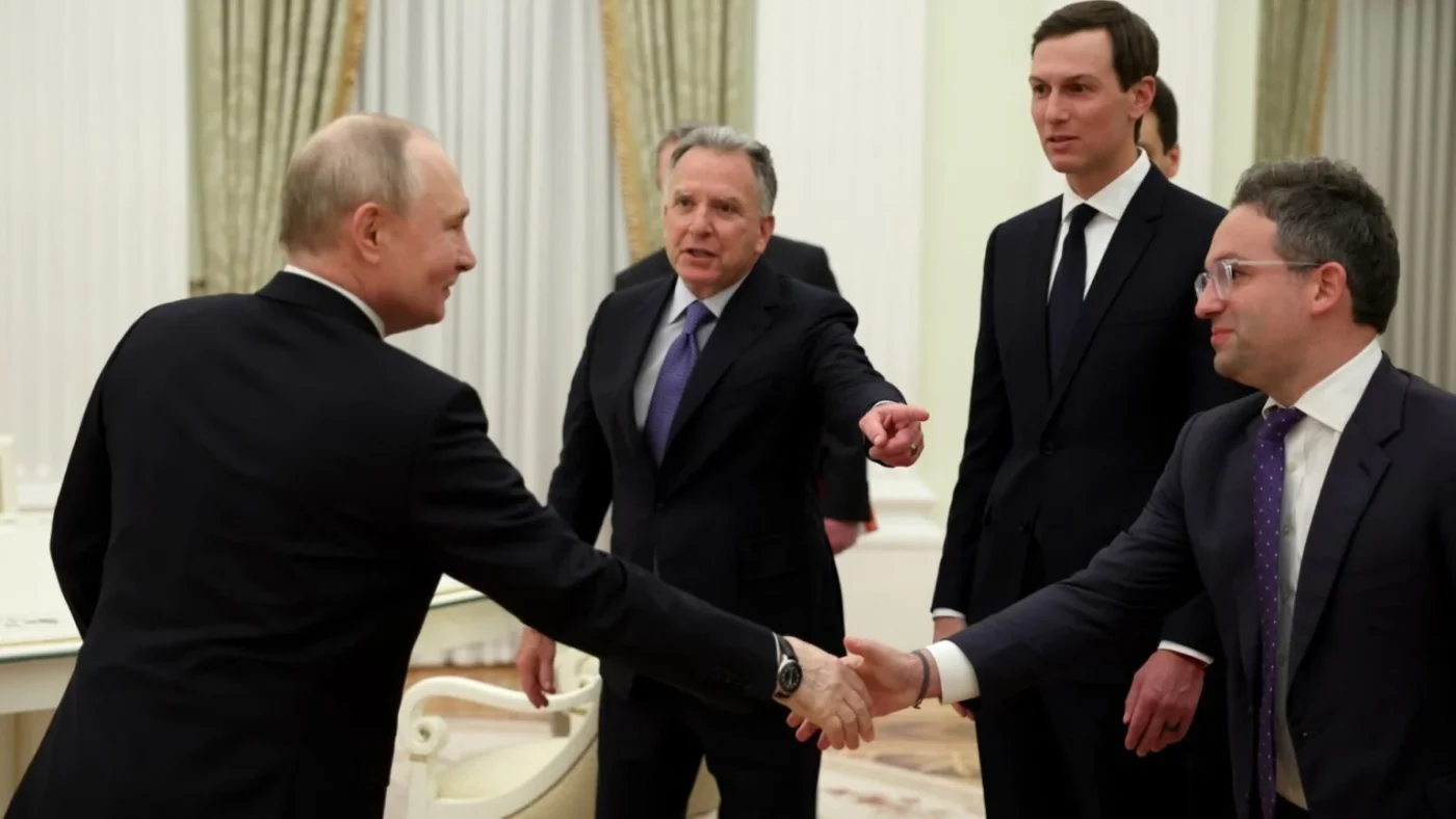 Putin con Witkoff e Kushner