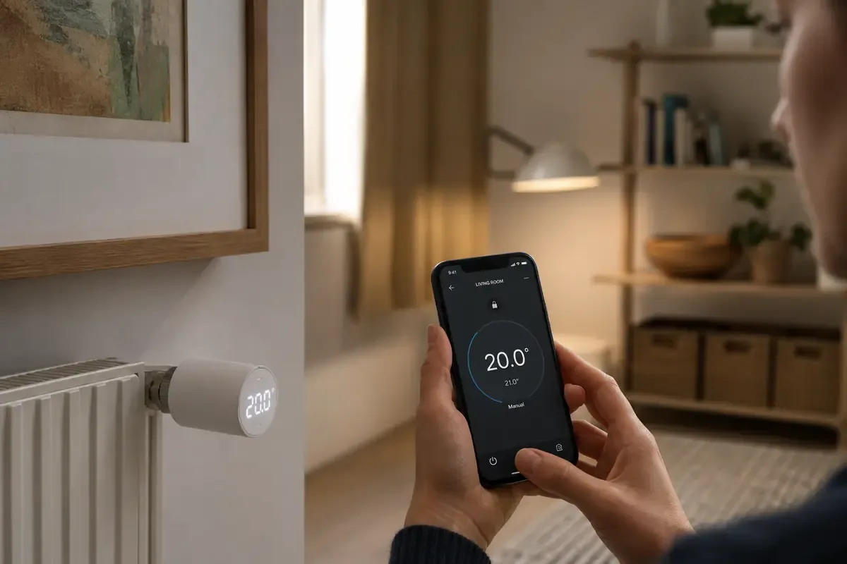 Riscaldamento controllato direttamente dallo smartphone