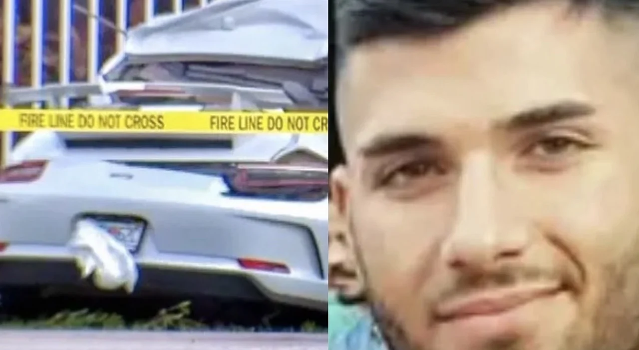 Schianto in Porsche a 32 anni: muore a Miami l'italiano Germano Bacchetta