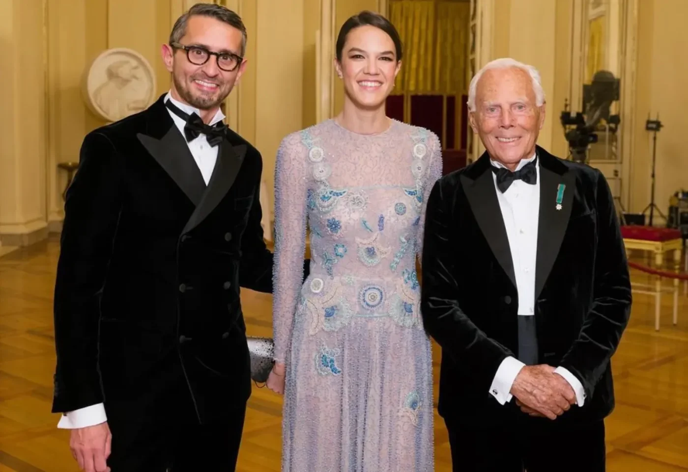 Simone Marchetti Francesca Ragazzi Giorgio Armani alla Prima della Scala 2021