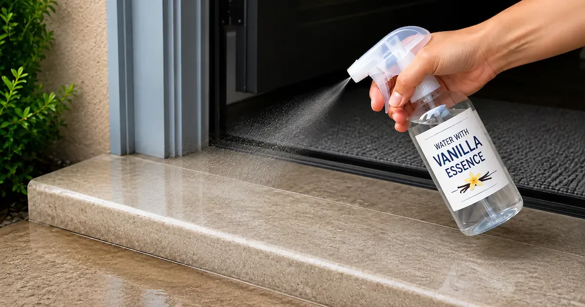 Spruzzare 500 ml di acqua ed essenza di vaniglia all'ingresso di casa: il motivo e le dosi esatte