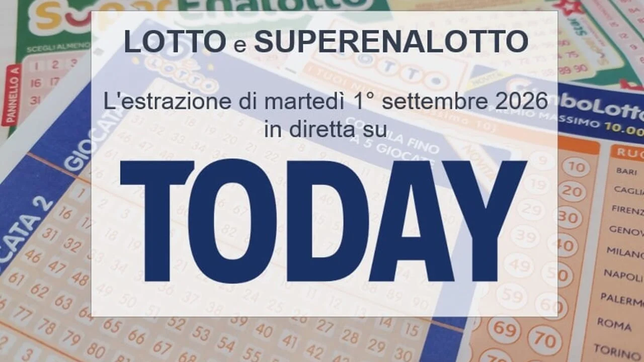 SuperEnalotto e Lotto dell'1 settembre 2026: jackpot da 217,8 milioni di euro