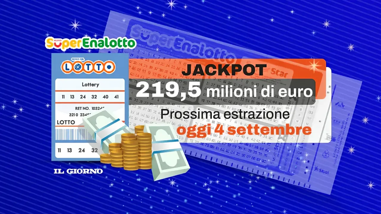 Superenalotto, estrazione del 4 settembre
