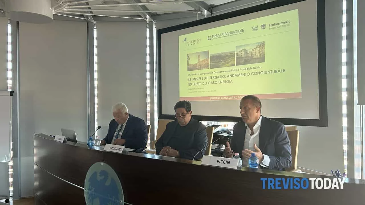 Terziario a Treviso: energia su del 20%, cresce la richiesta di credito per il 23% delle imprese