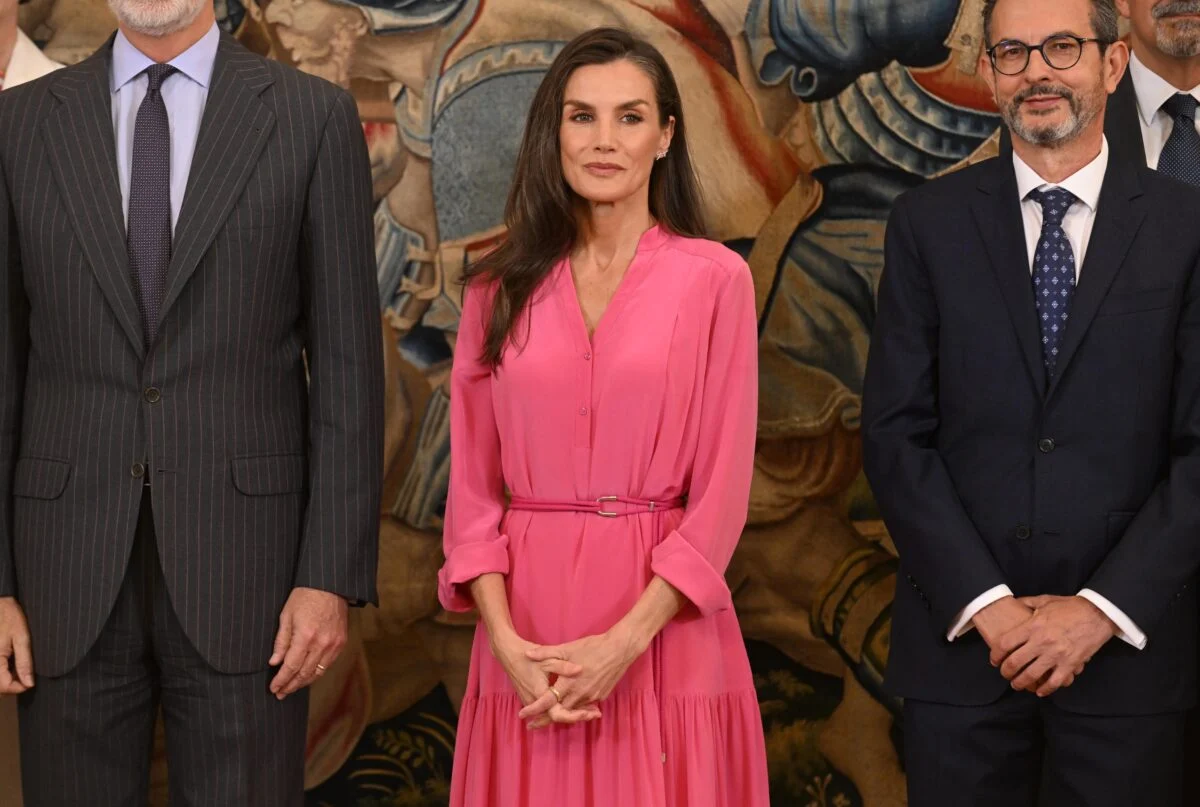 The King And Queen Of Spain Receive The Board Of Trustees And The Scientific Council Of The Lilly Foundation In Audience