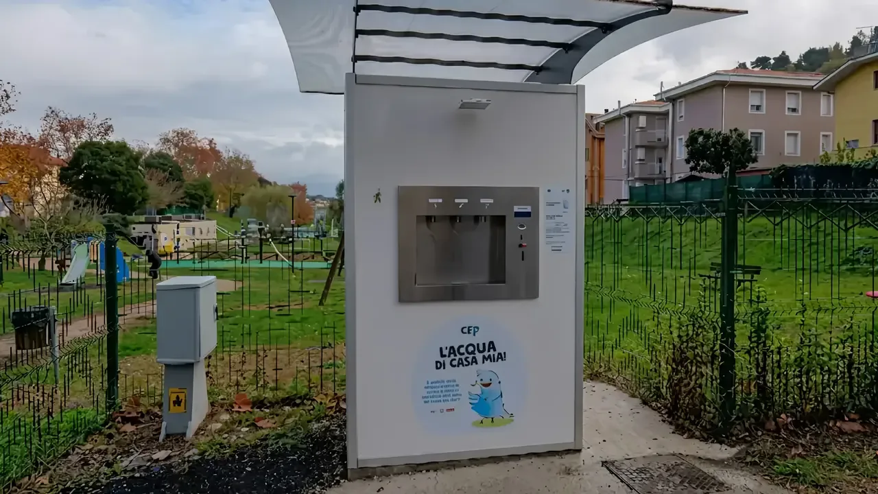 Una delle casette dell