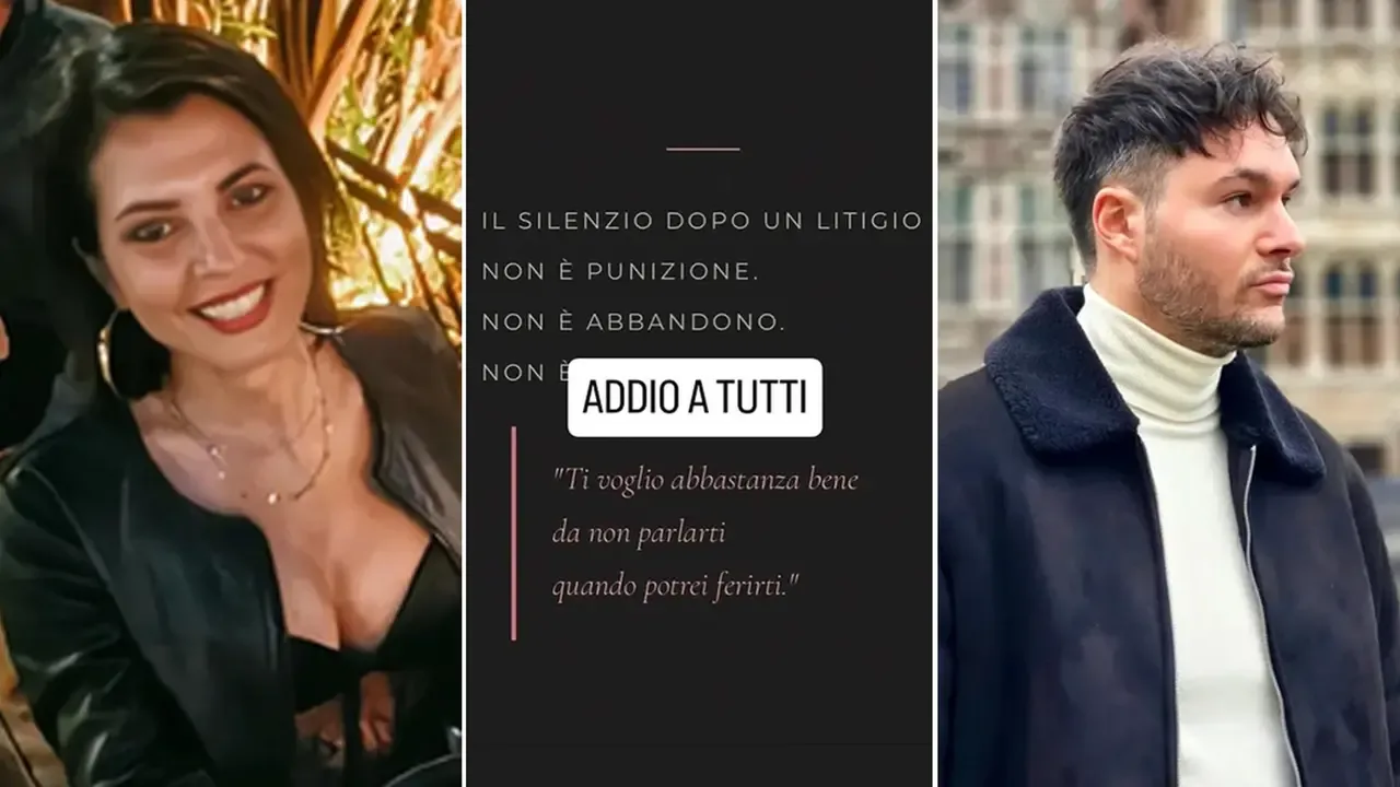 Una storia su Instagram con scritto 'Addio a tutti'. E' l'ultimo messaggio di Federico Vella, l'uomo che secondo quanto ricostruito al momento dagli inquirenti ha ucciso l'ex compagna Lorena Isceri e poi si è tolto la vita. Nella storia Instagram si legge, su sfondo nero, anche la frase 'Ti voglio abbastanza bene da non parlarti quando potrei ferirti". 3 settembre 2026. Instagram/Federico Vella + ATTENZIONE LA FOTO NON PUO' ESSERE PUBBLICATA O RIPRODOTTA SENZA L'AUTORIZZAZIONE DELLA FONTE DI ORIGINE CUI SI RINVIA + NPK