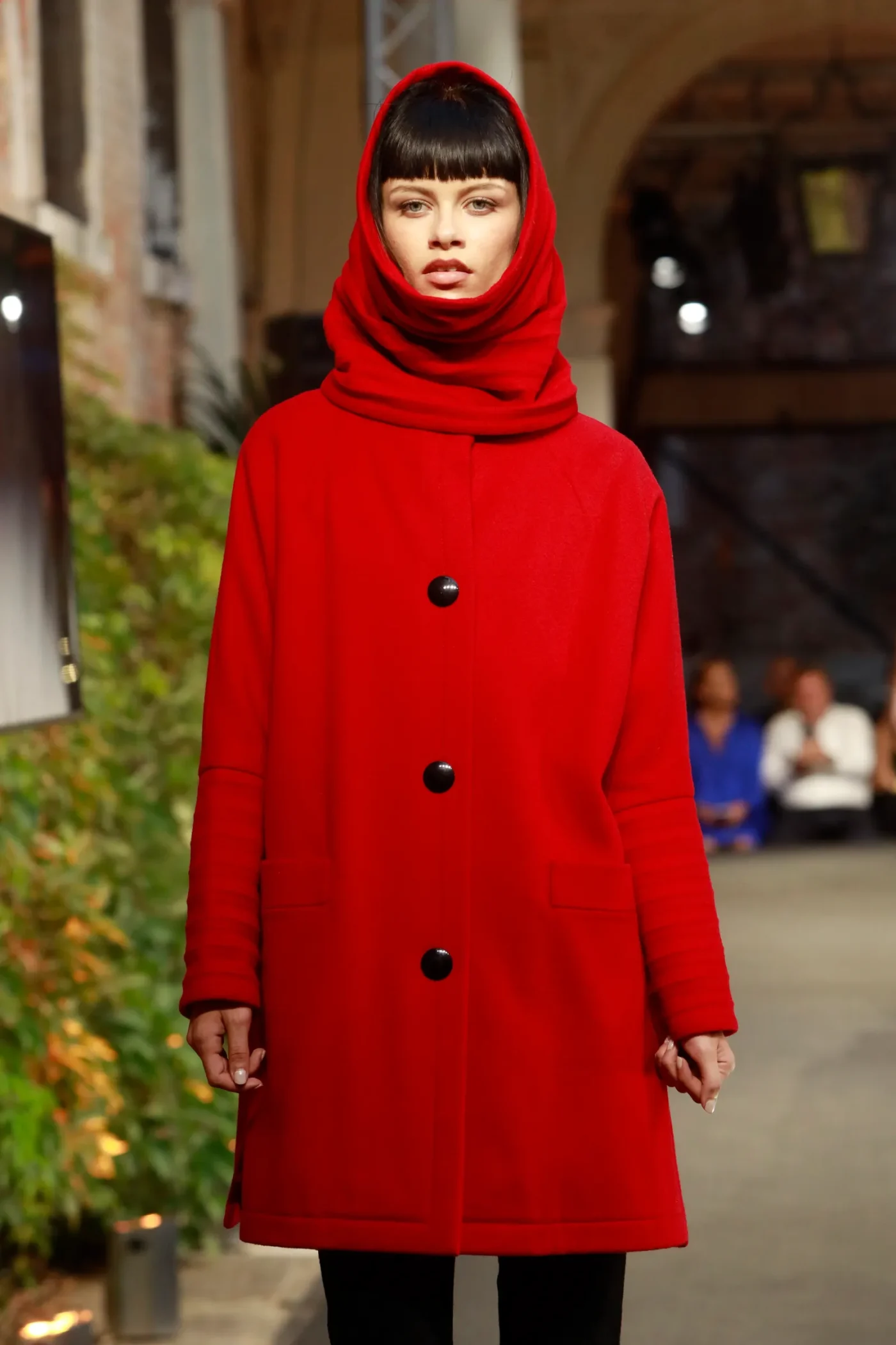 VENICE ITALY JULY 02 A model walks the runway during the Tribute to Pierre Cardin