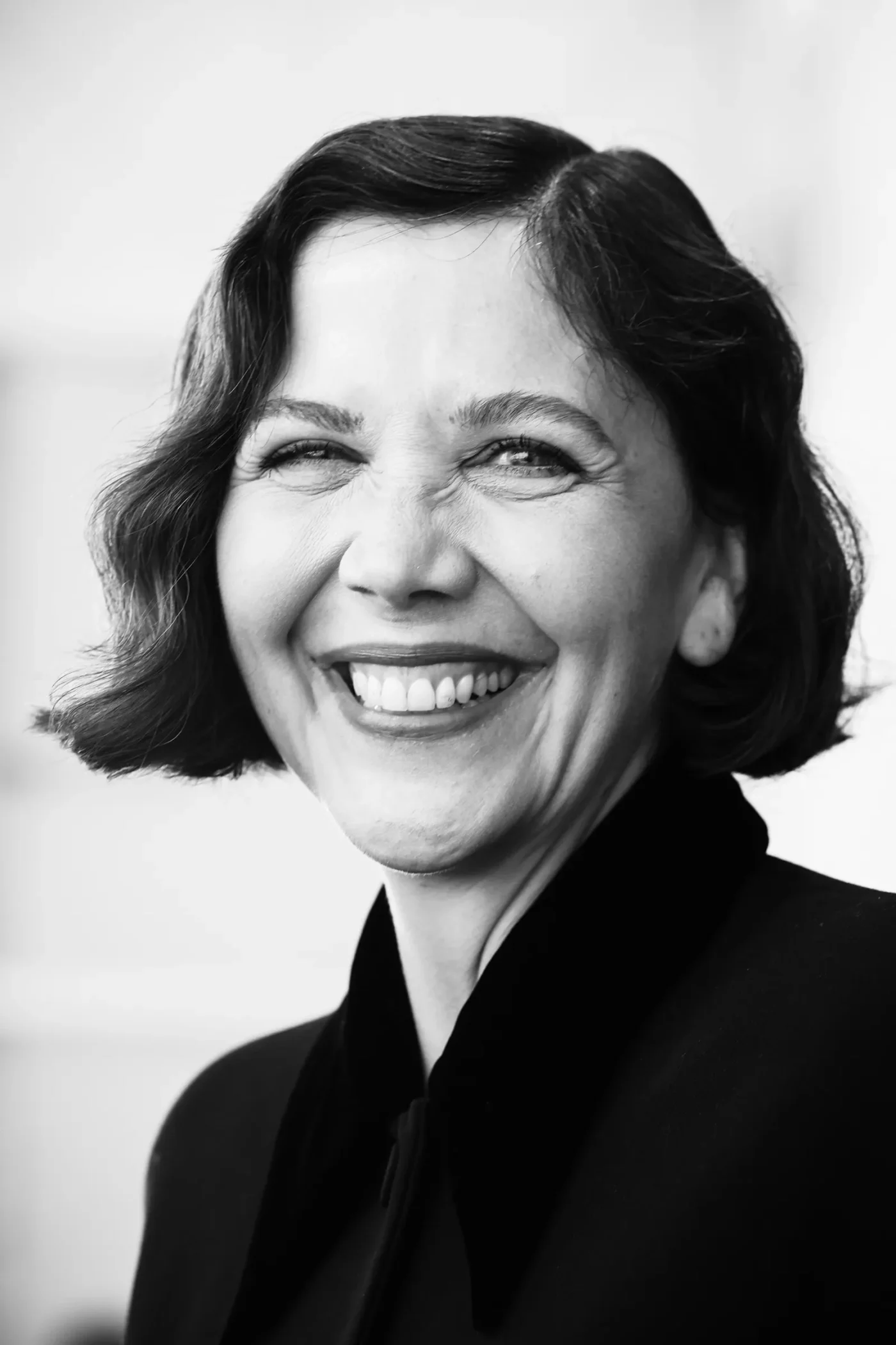 VENICE ITALY SEPTEMBER 02 Jury president Maggie Gyllenhaal attends the Jury Photocall during the 83rd Venice...