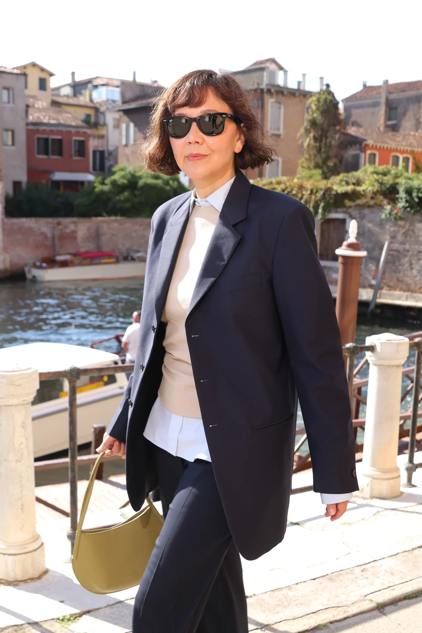 VENICE ITALY SEPTEMBER 04 Maggie Gyllenhaal arrives at quotThe Future Of… Creativityquot hosted by Finch amp Partners...