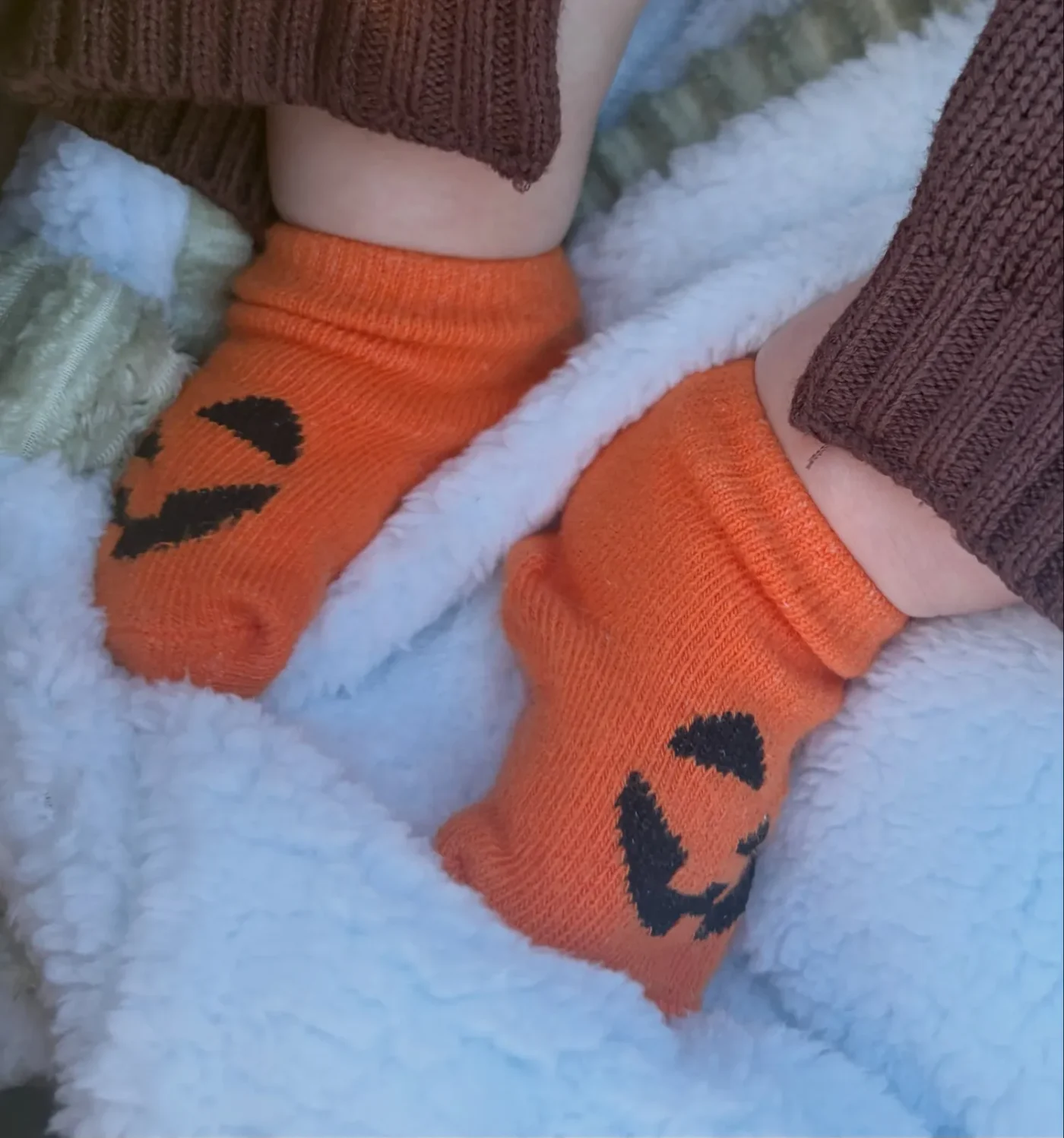 A close-up photo of a baby