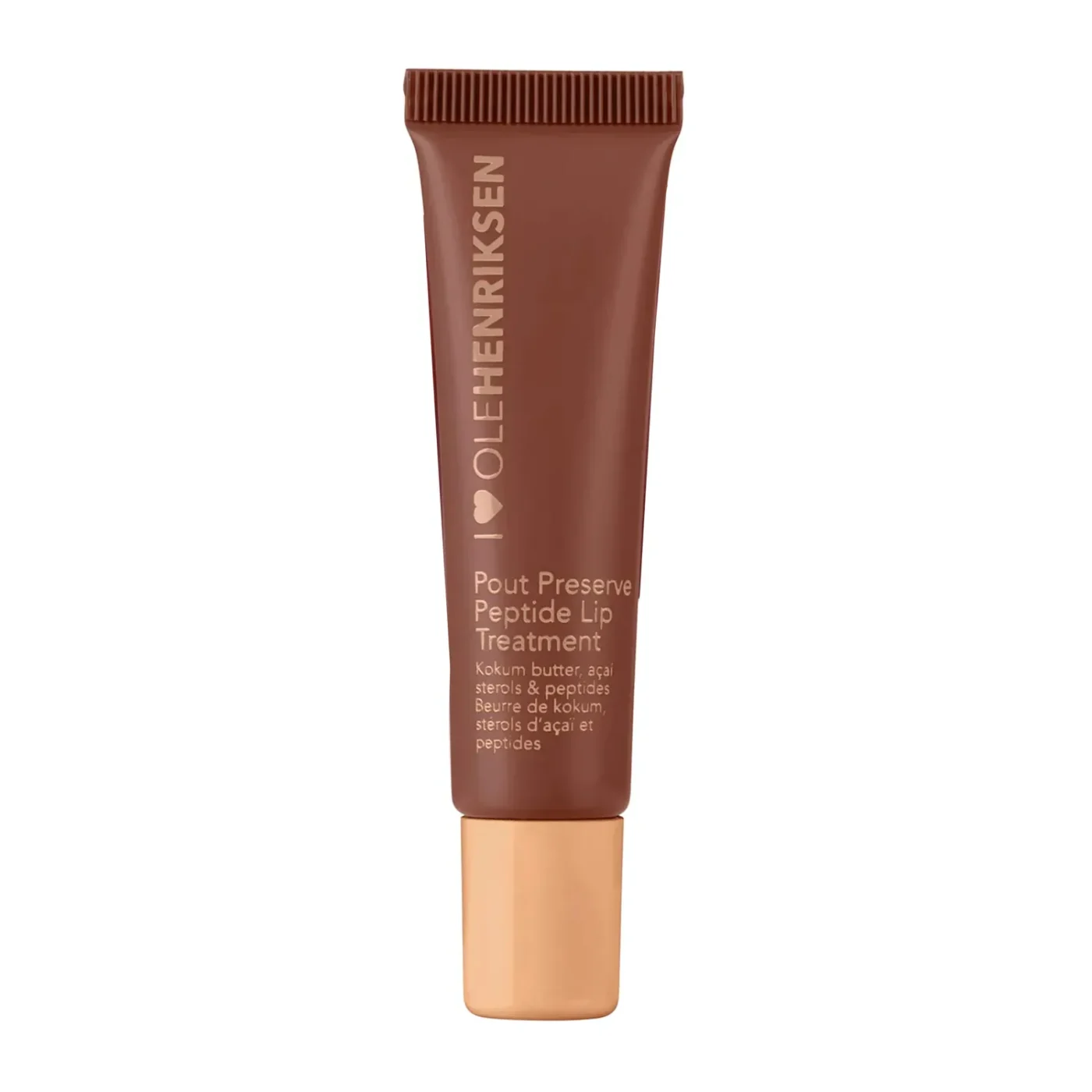 A tube of Ole Henriksen Pout Preserve Peptide Lip Treatment
