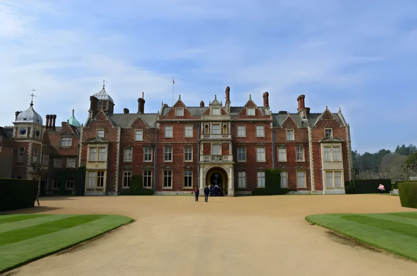 A view of Sandringham House