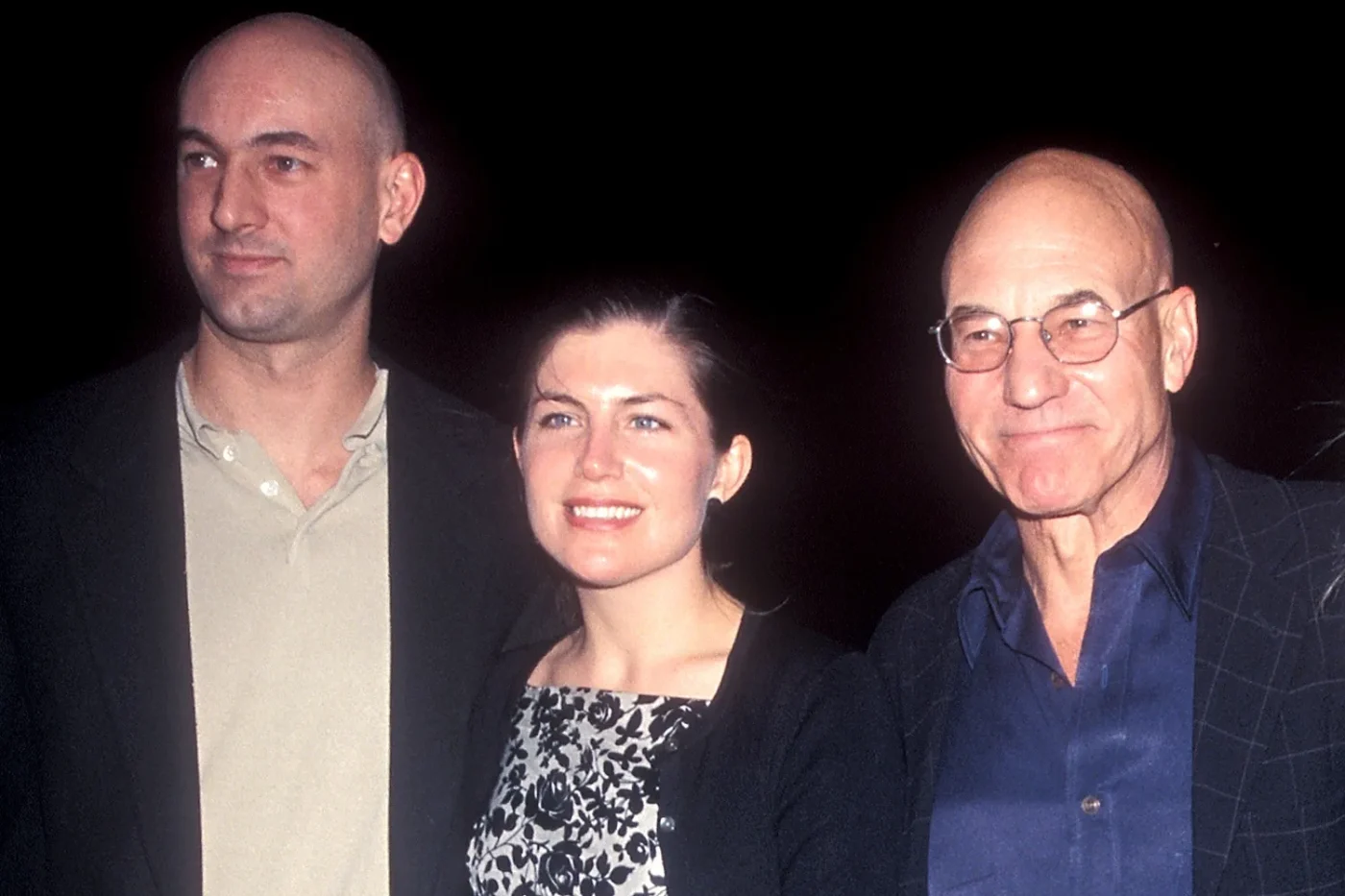 Actor Patrick Stewart and his children Daniel and Sophie attend the 44th Annual Drama Desk Awards on May 9, 1999 at the Fiorello H. LaGuardia High School of Music & Art and Performing Arts Concert Hall in New York City.