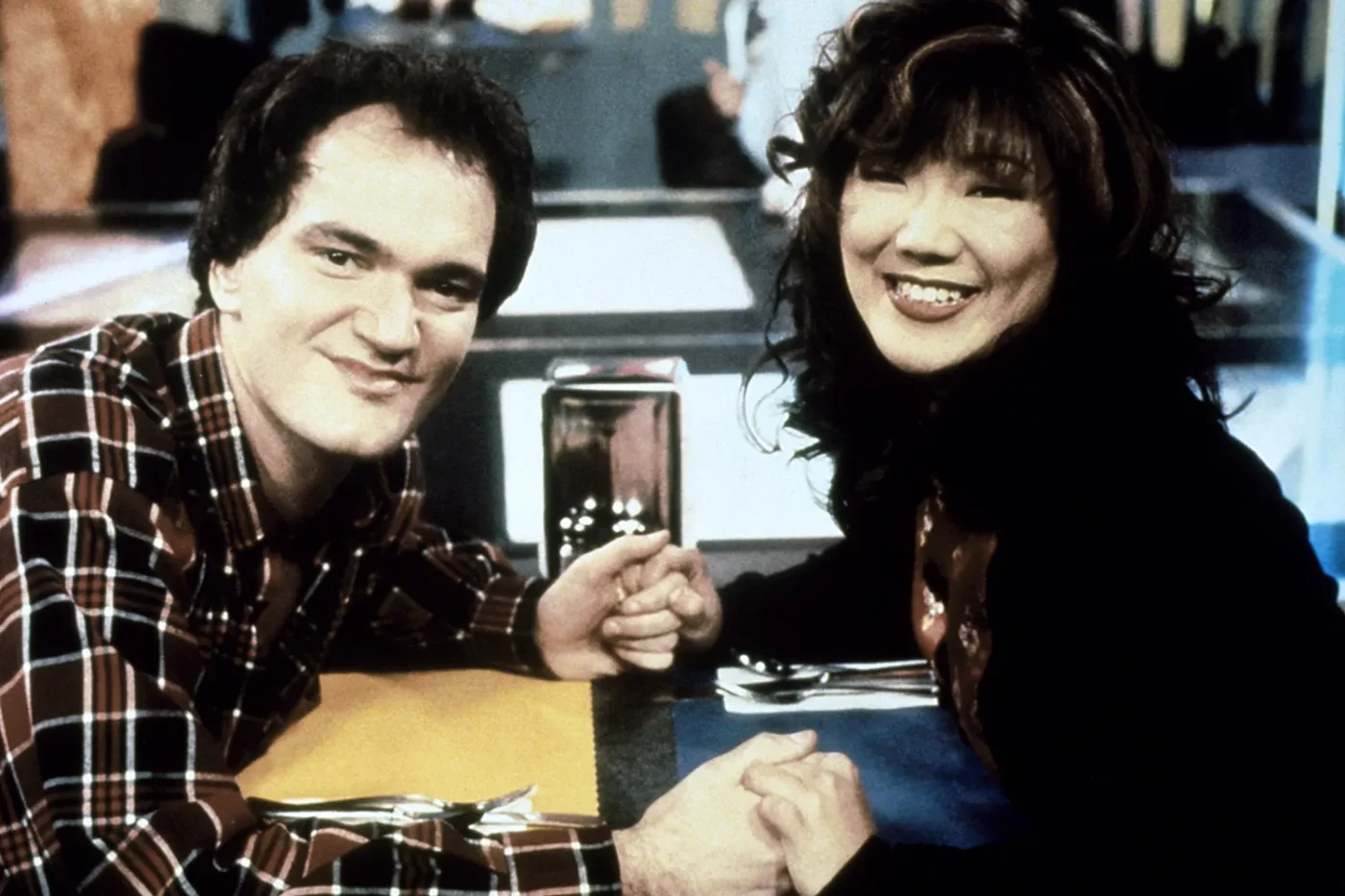 ALL-AMERICAN GIRL, (from left): Quentin Tarantino, Margaret Cho,