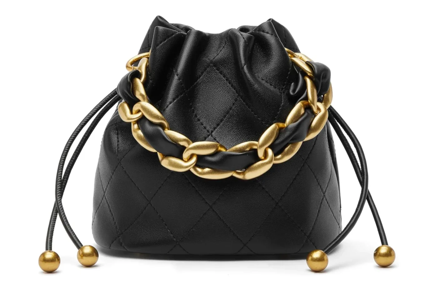 Amazon DORIS&JACKY Small Top Handle Bucket Bag