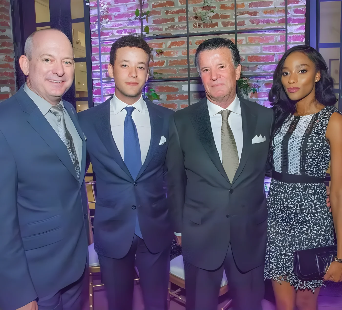 Antoine (second left) at the 10th year anniversary of the Embassy of Monaco in 2016