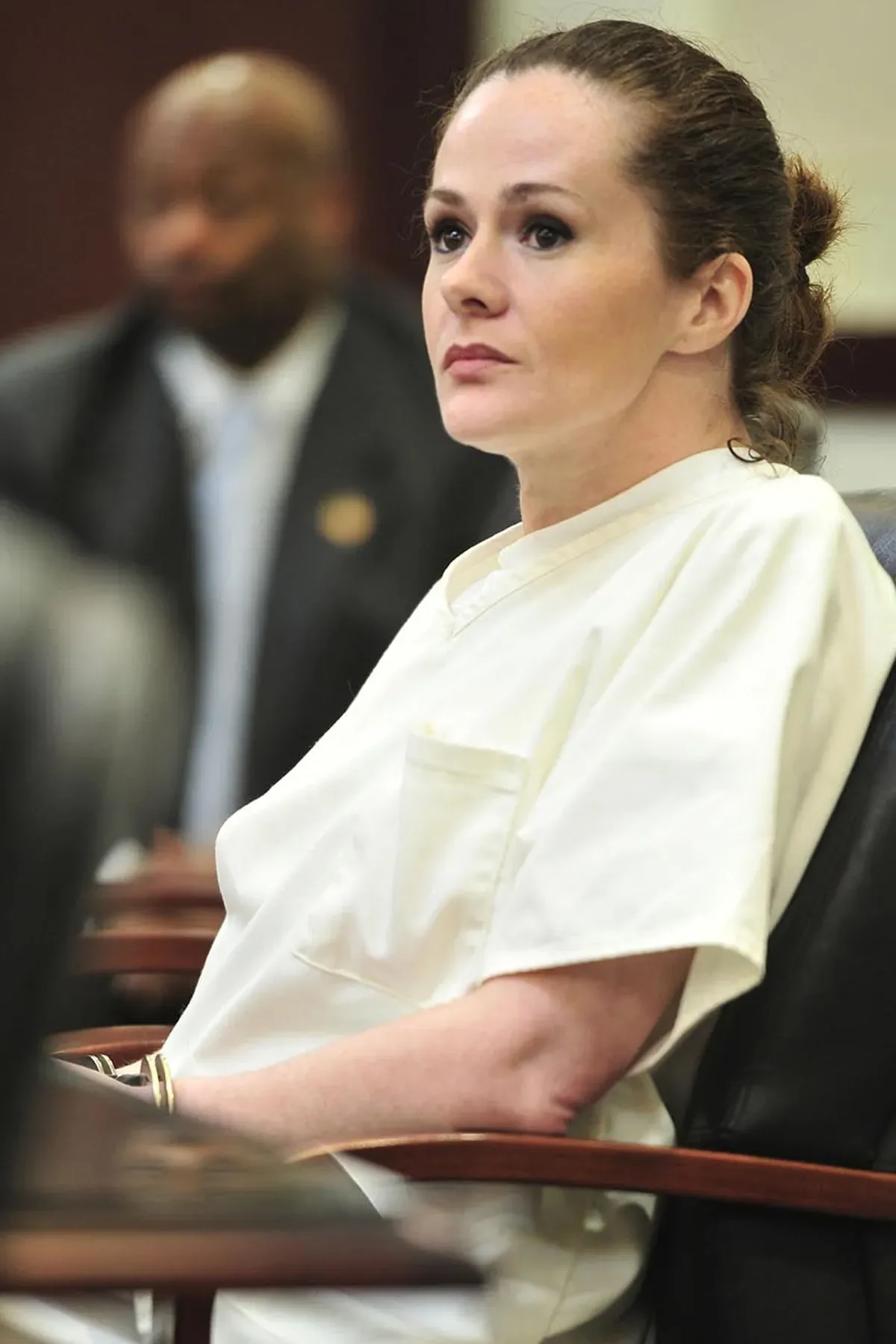 April 12, 2012; Nashville, TN, USA; Christa Gail Pike, on death row for a slaying, appears in court Thursday to fight a conviction in a 2001 attack on an inmate.