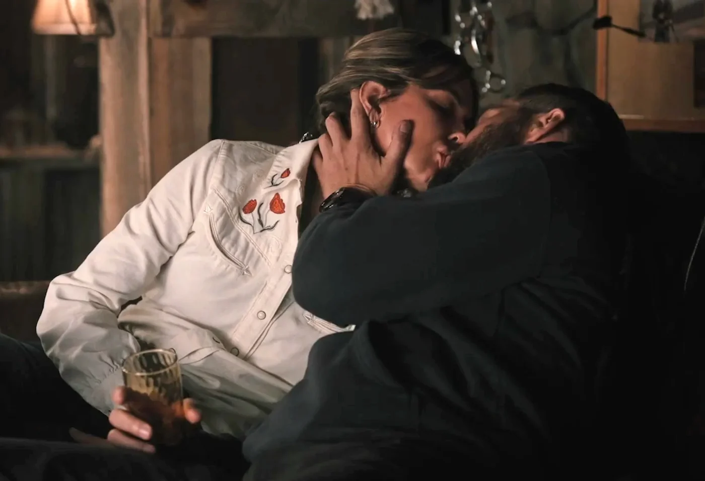 Arielle Kebbel as Belle and Logan Marshall-Green as Cal on