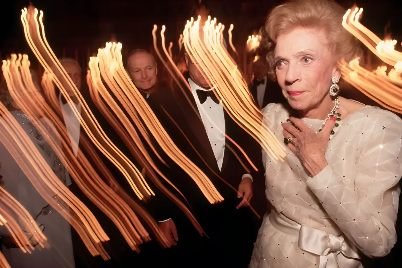 Author Brooke Astor While Attending Formal Birthday Party