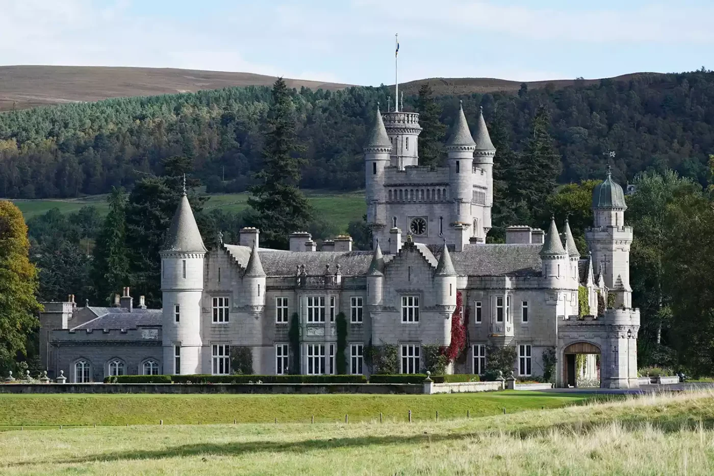 Balmoral Castle stock image
