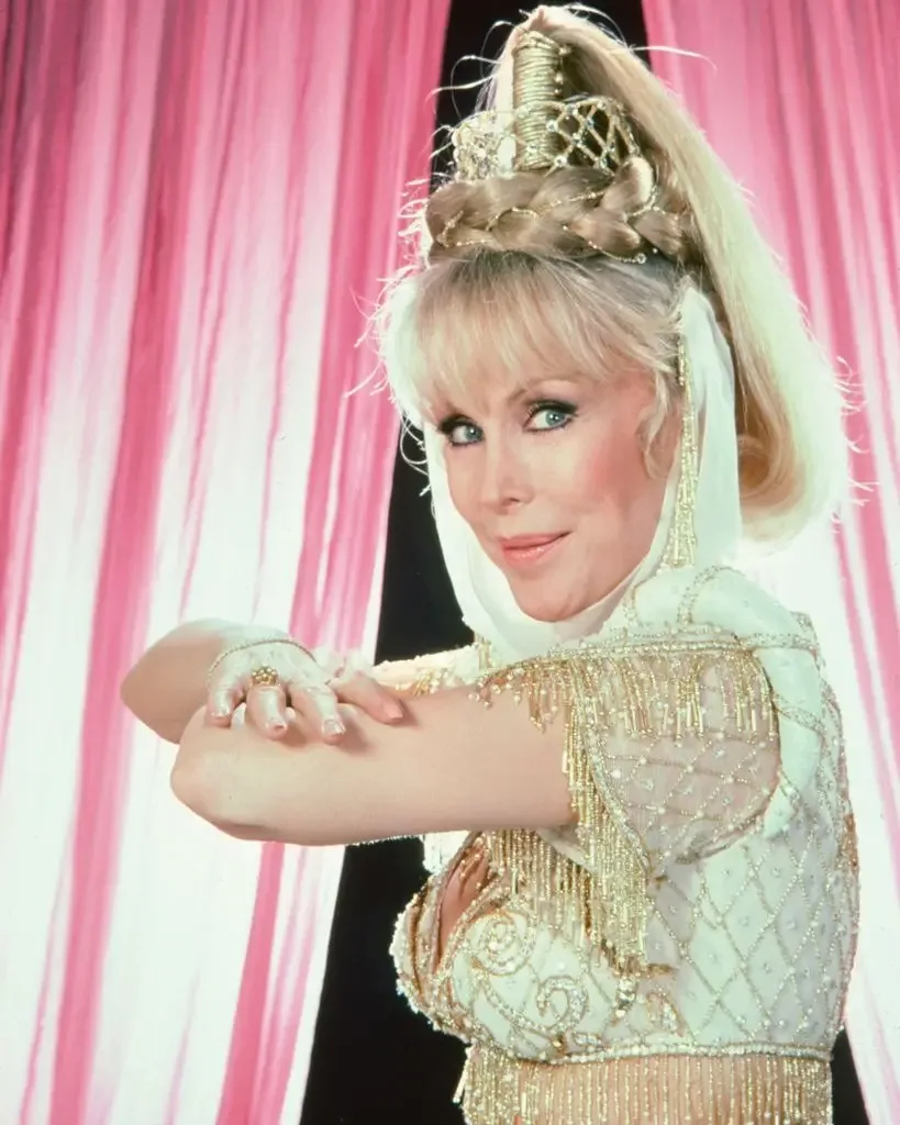 Barbara Eden, US actress, in a publicity portrait for the US television series,