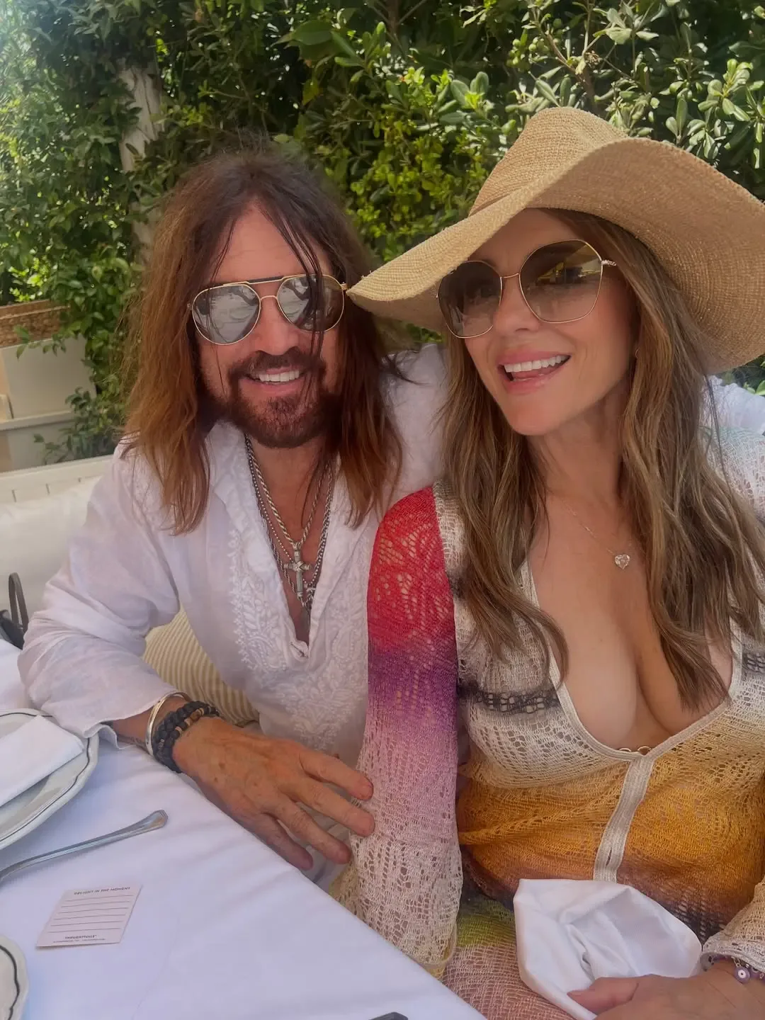 Billy Ray Cyrus and Elizabeth Hurley