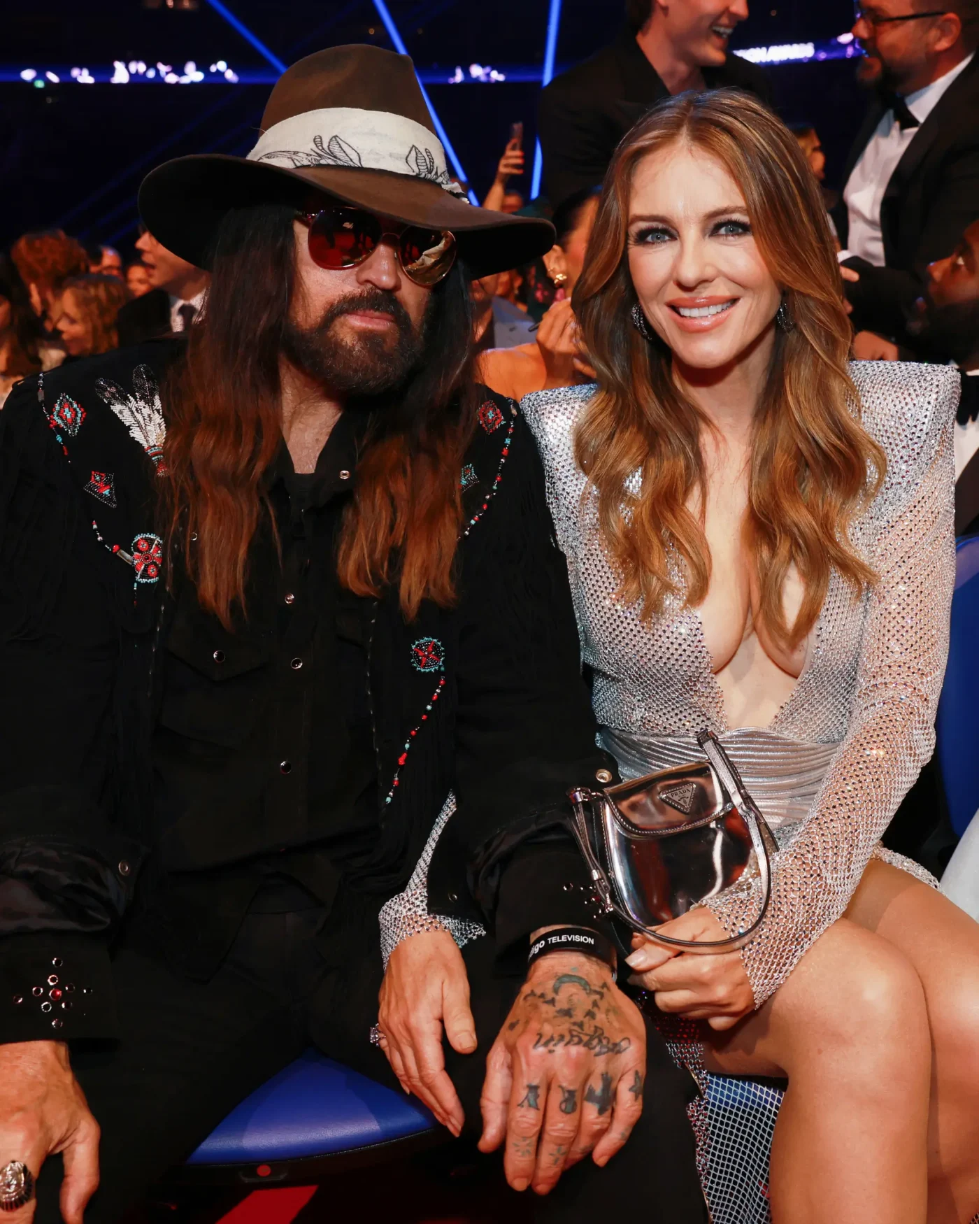 Billy Ray Cyrus and Elizabeth Hurley