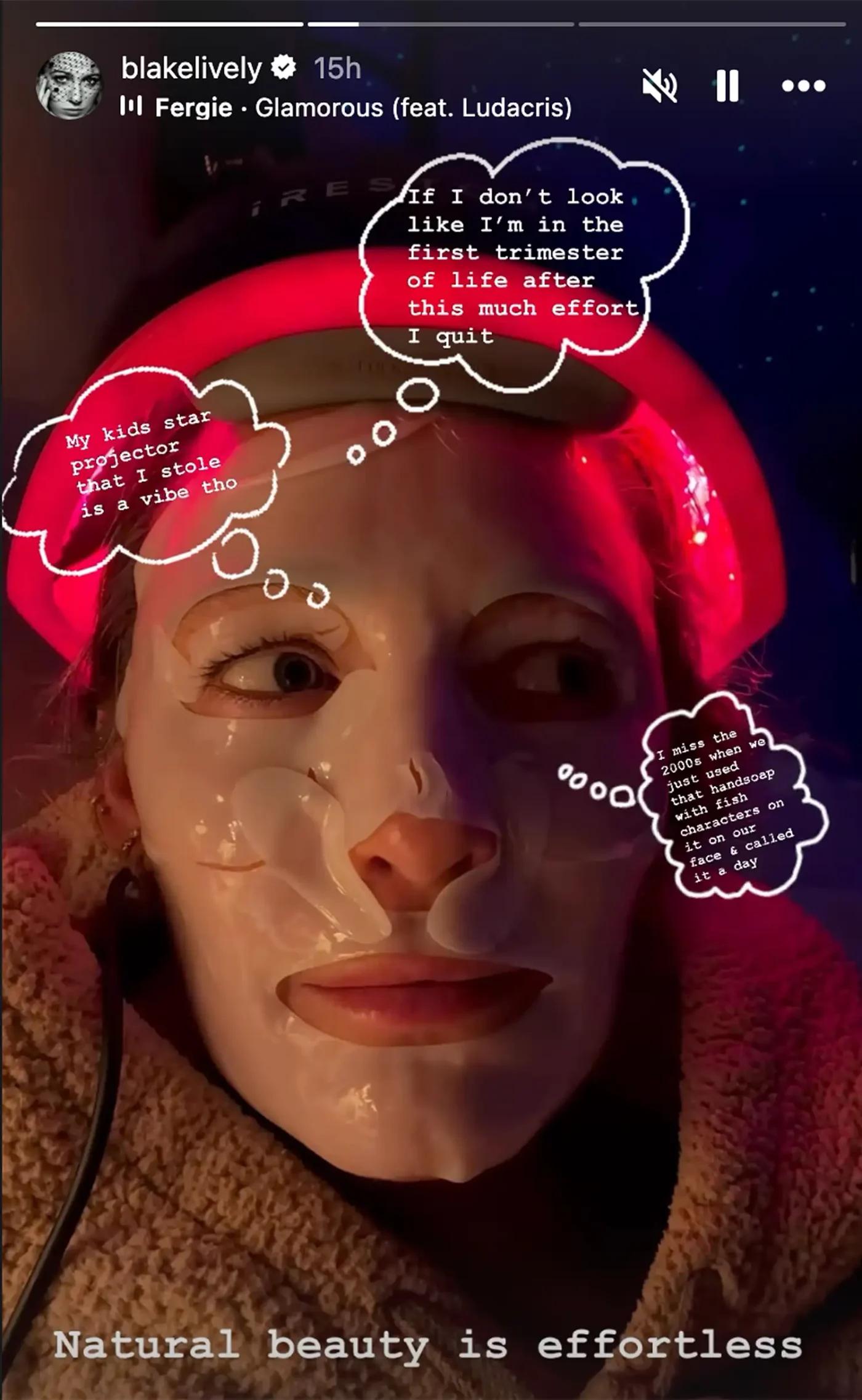 Blake Lively face care routine