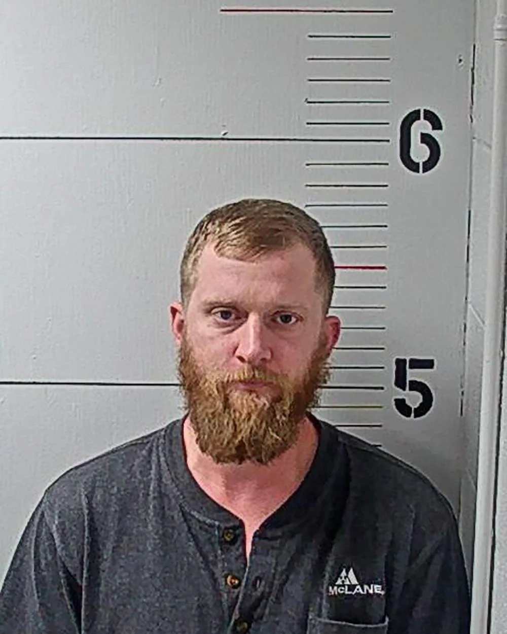 Booking photo of Kyle Chrisley.