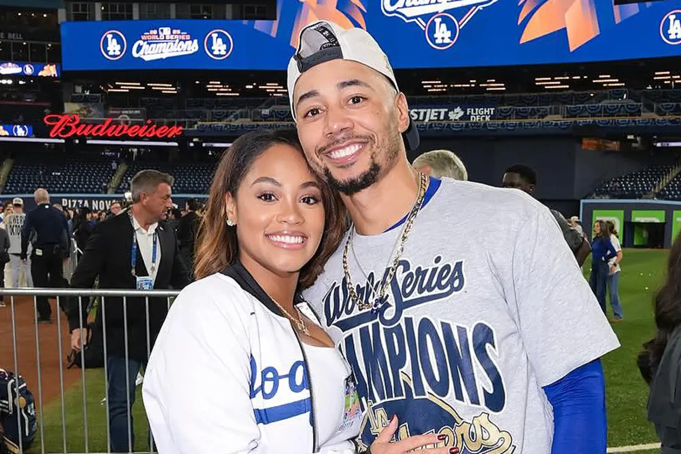 Brianna Betts and Mookie Betts