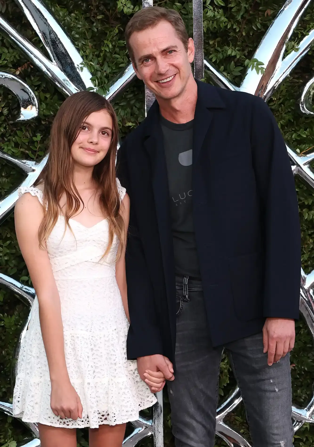 Briar Rose Christensen and Hayden Christensen attend the Lucas Museum of Narrative Art Opening Night at Lucas Museum of Narrative Art on September 19, 2026 in Los Angeles, California.