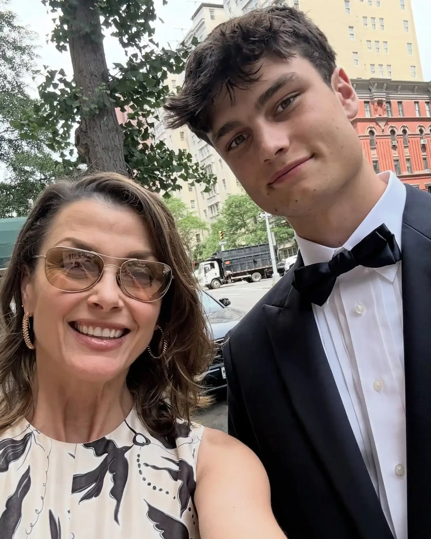 Bridget Moynahan and son Jack