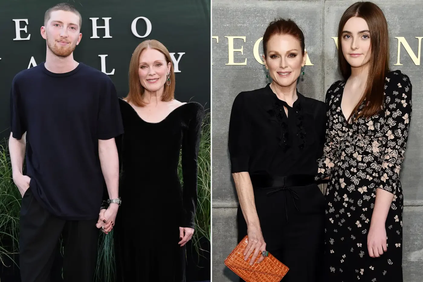 Caleb Freundlich and Julianne Moore attend the