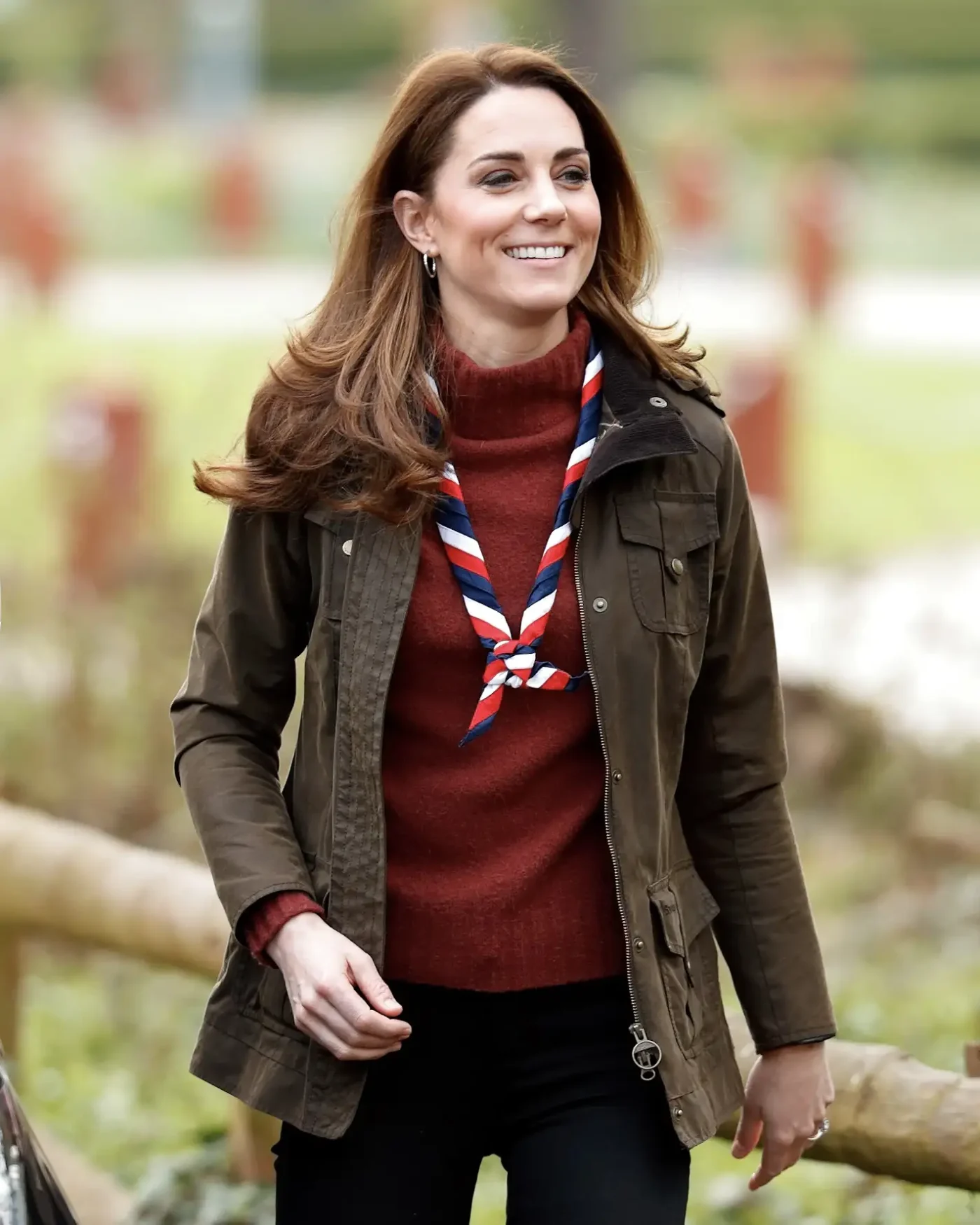 Catherine, Duchess of Cambridge visits the Scouts