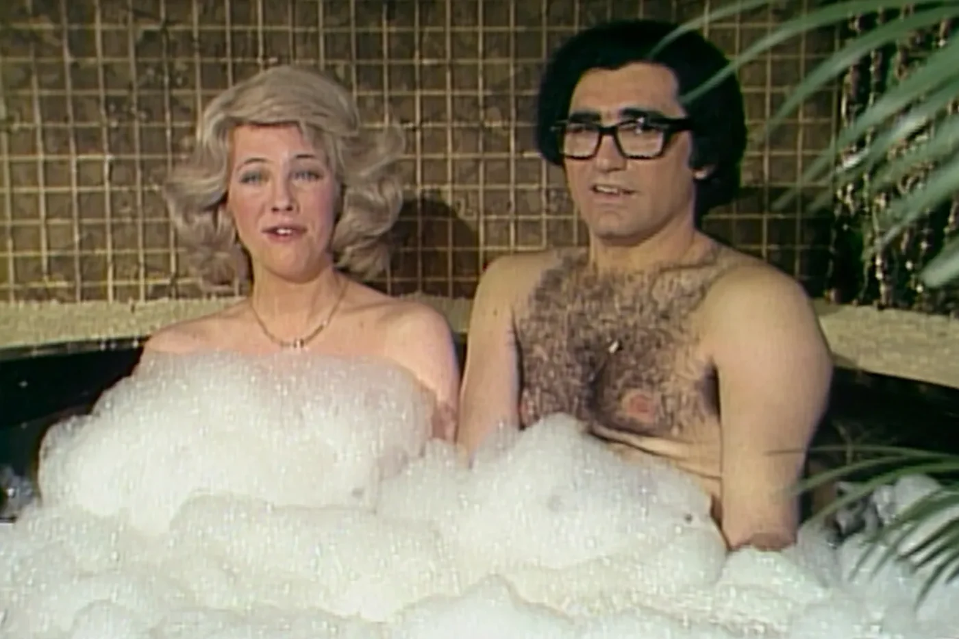 Catherine O’Hara and Eugene Levy in SCTV: The Greatest Show You’ve Never Heard Of.