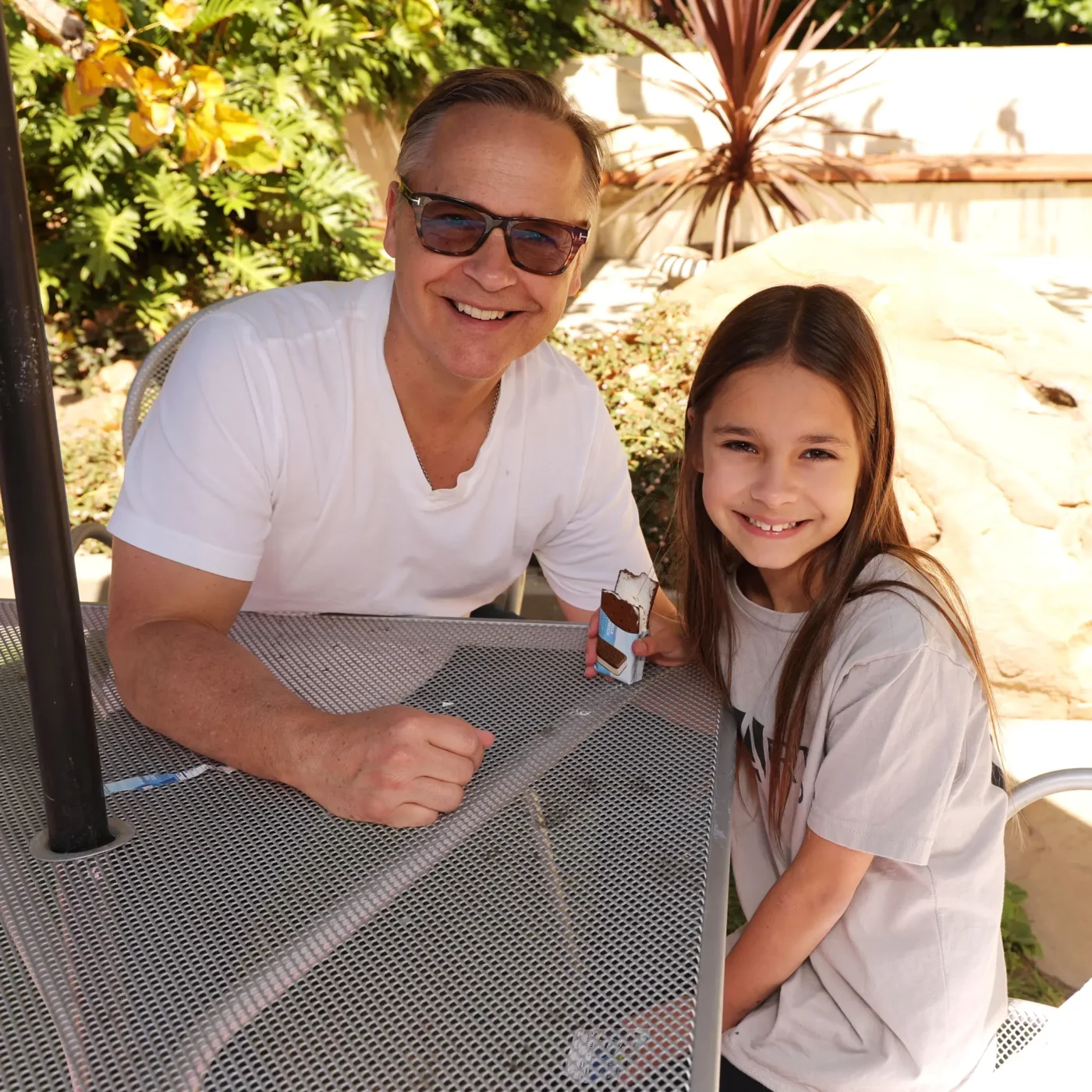 Chad Lowe and daughter Fiona.