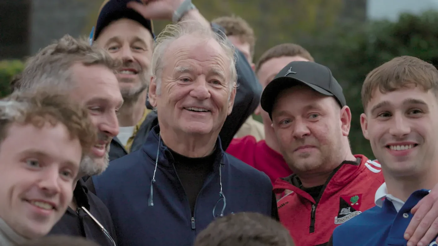 Chris Dowd and Bill Murray in A Course Called Ireland