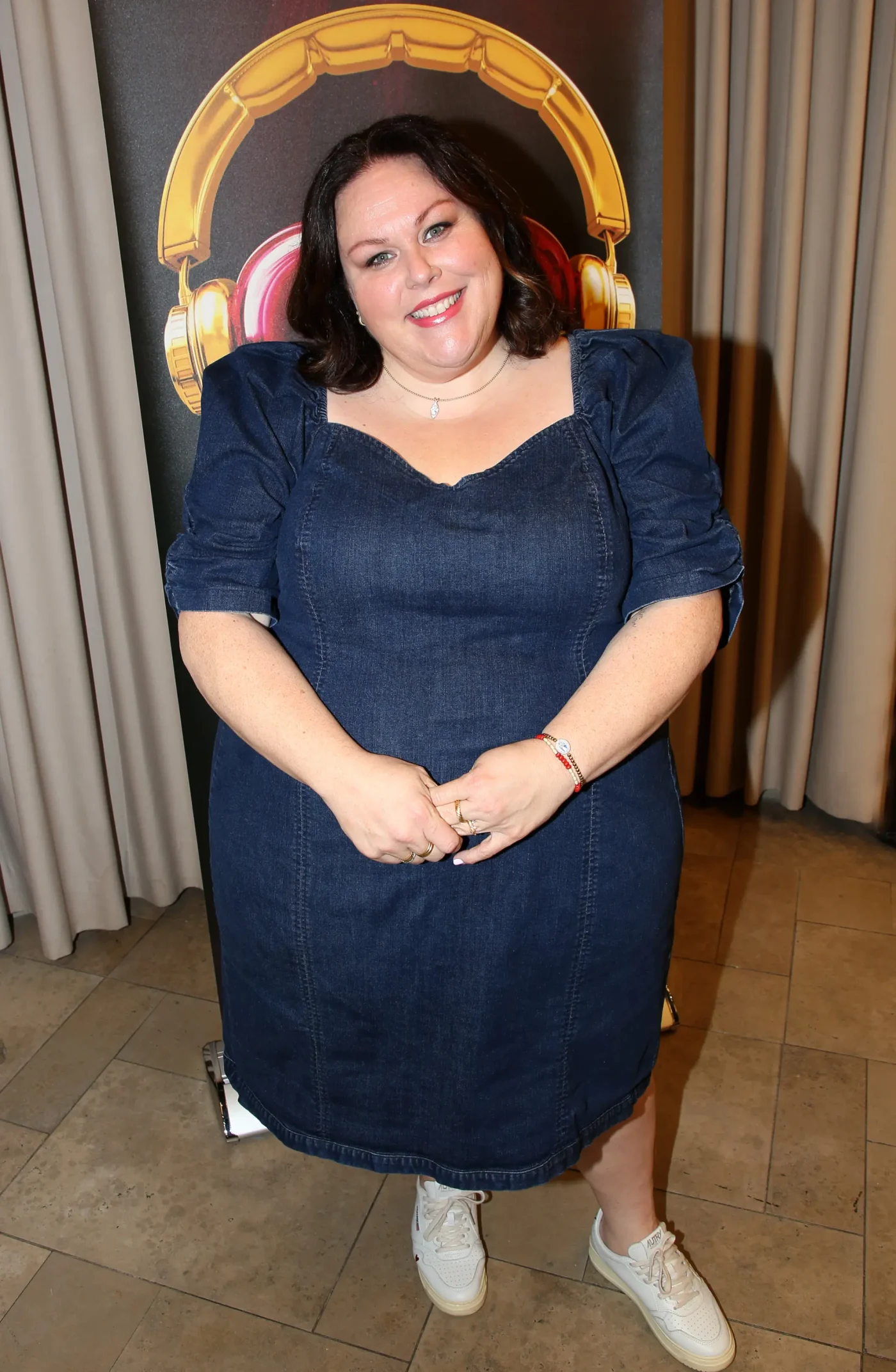 Chrissy Metz poses at a press event for the musical