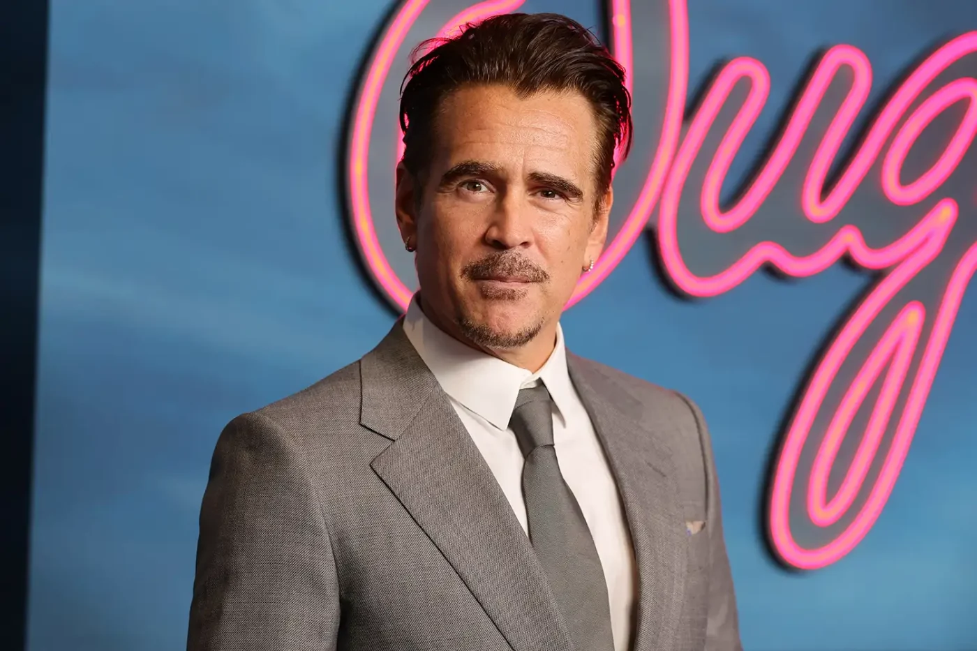 Colin Farrell attends the premiere of Apple TV