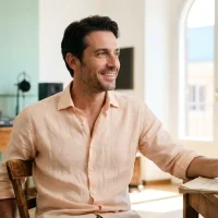 Il comico e conduttore Andrea Perroni