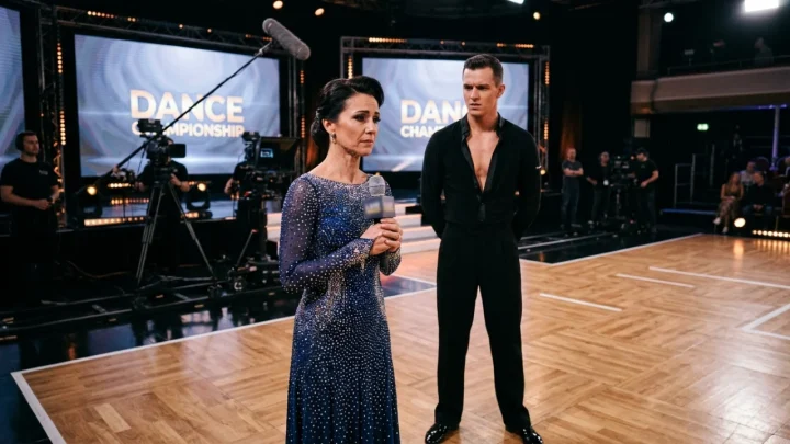 Anna Safroncik e Barbara D'Urso durante la puntata di Ballando con le Stelle