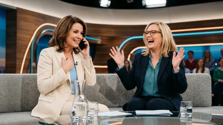 Barbara d'Urso ospite di Mara Venier nello studio di Domenica In