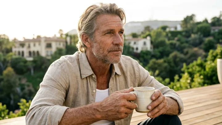 Brad Pitt speaking candidly about resilience, personal struggles, and mental health
