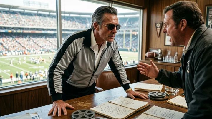 Christian Bale portraying iconic American football executive Al Davis
