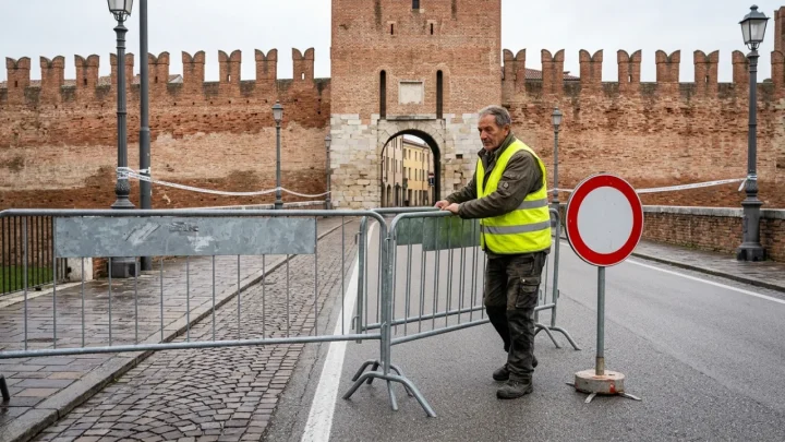 Mura storiche e strade del centro di Cittadella interessate dalle modifiche alla viabilità