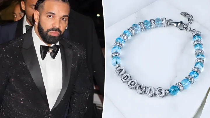 Drake Marks His 40th Birthday Milestone With a Bespoke Diamond Bracelet Honoring His Son Adonis and Matching His $5 Million Rolex