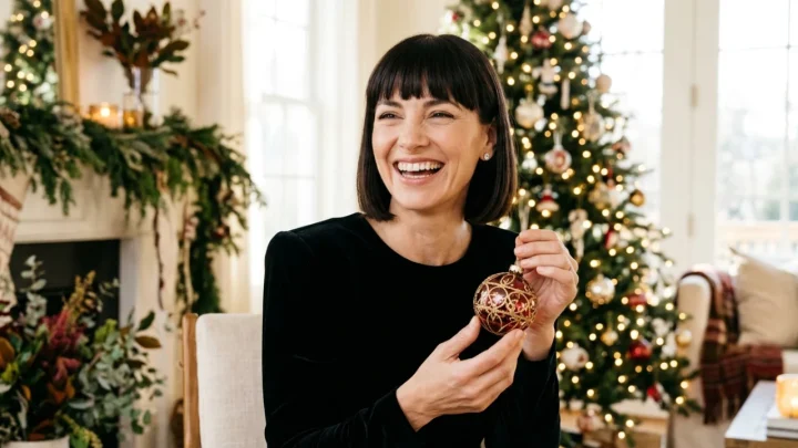 Christina Ricci discussing her holiday traditions and career