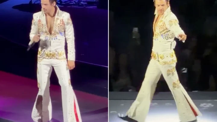 Harry Styles Channels Elvis Presley at Madison Square Garden with Riley Keough and Zoë Kravitz in the Crowd